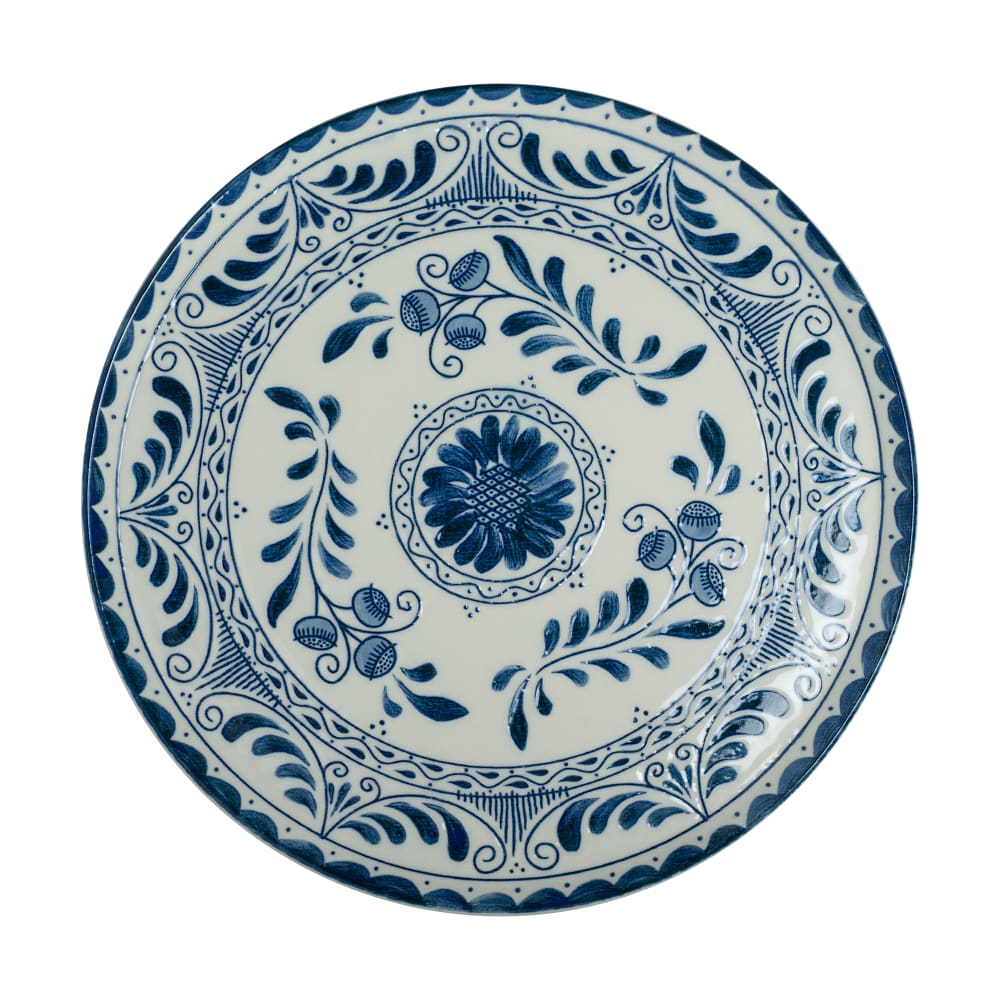 706-A102P804 5 3/4" Round Plate - China, Talavera Blue