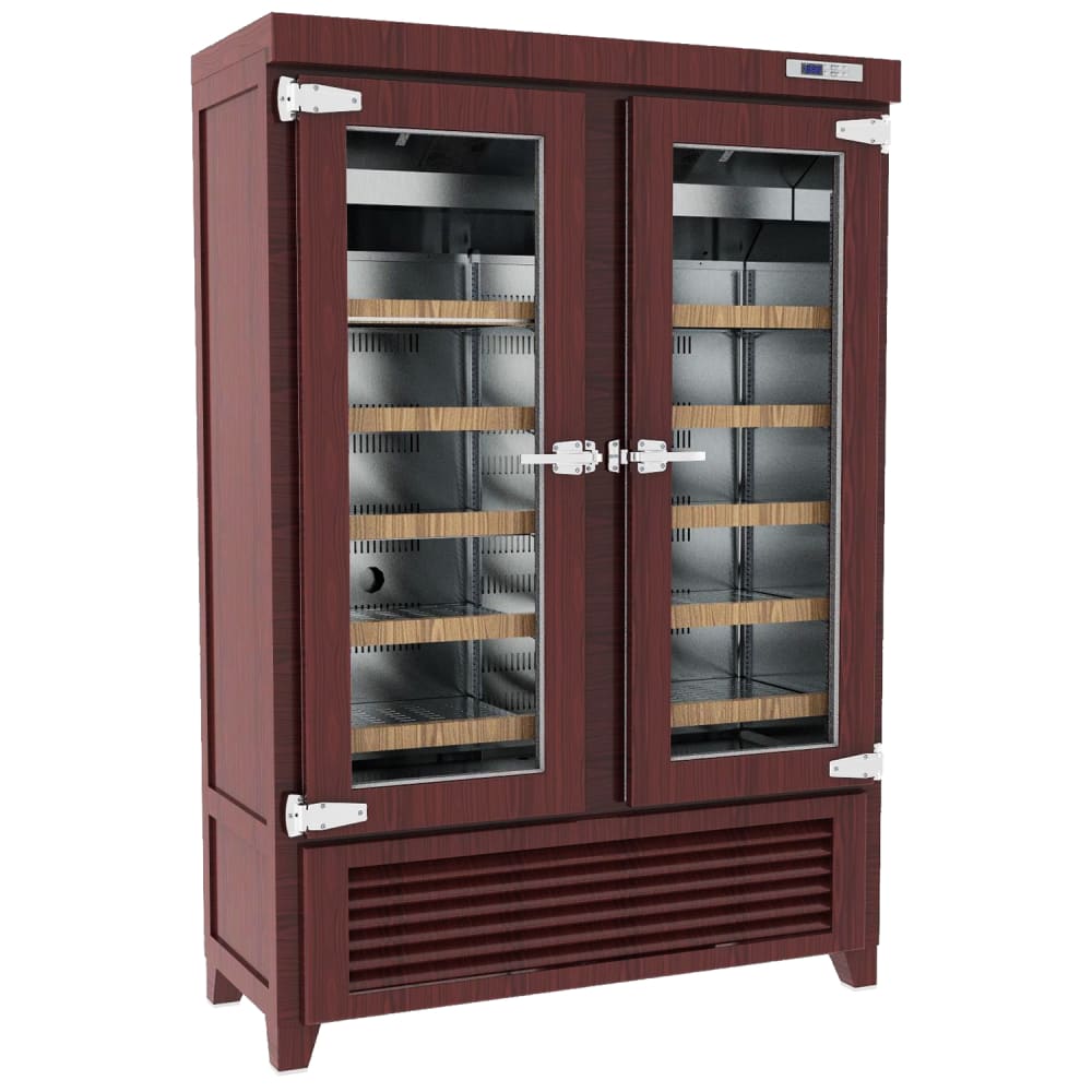 746-IMDEVV49R2G 54 1/2" Two Section Wine Cooler w/ (1) Zone, 180 Bottle Capacity, 115v