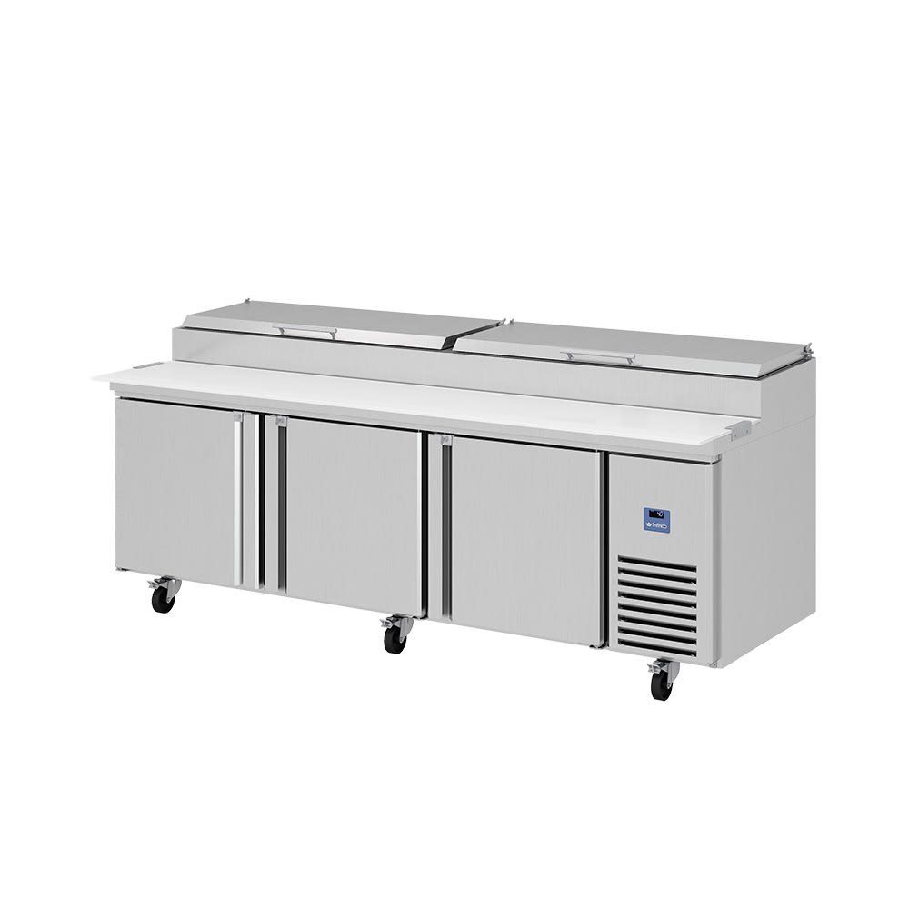 Infrico IRT-MR93EN 93 1/4" Pizza Prep Table w/ Refrigerated Base, 115v