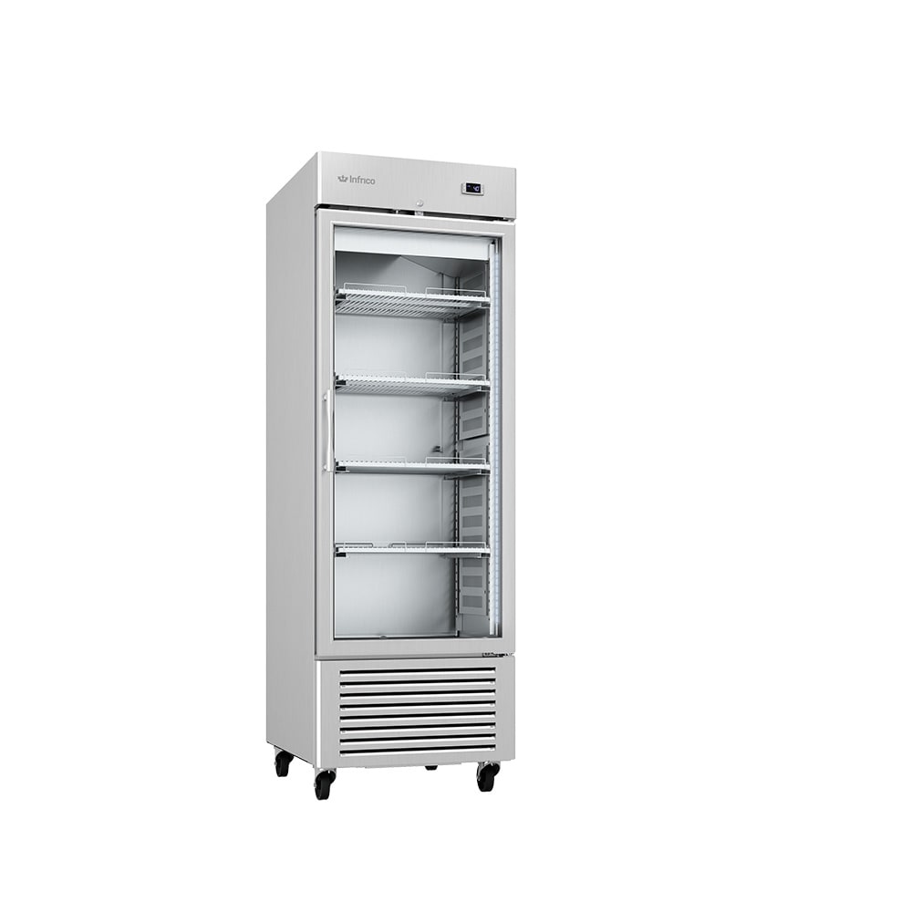746-IRRAN23CR 27" One Section Reach In Refrigerator, (1) Right Hinge Glass Door, 115v