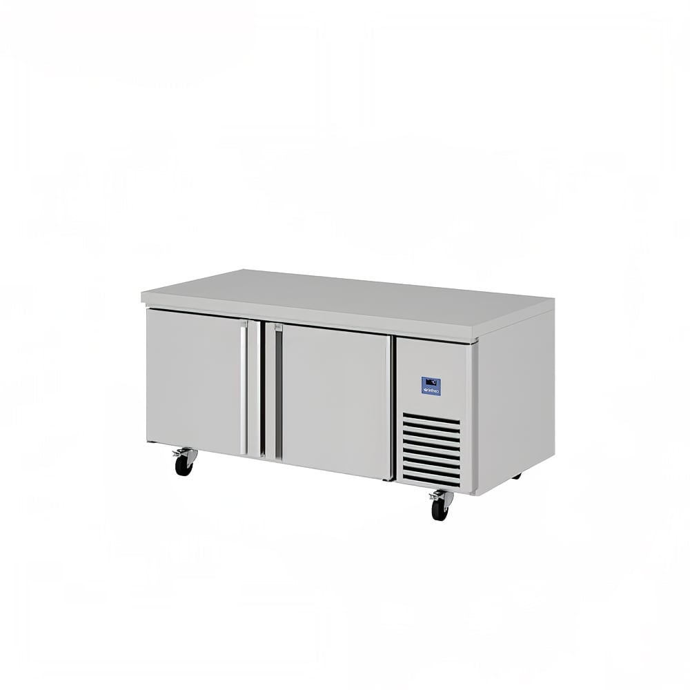 Infrico IUC-MR67BT 67 3/8" Worktop Freezer w/ (2) Sections & (2) Doors, 115v