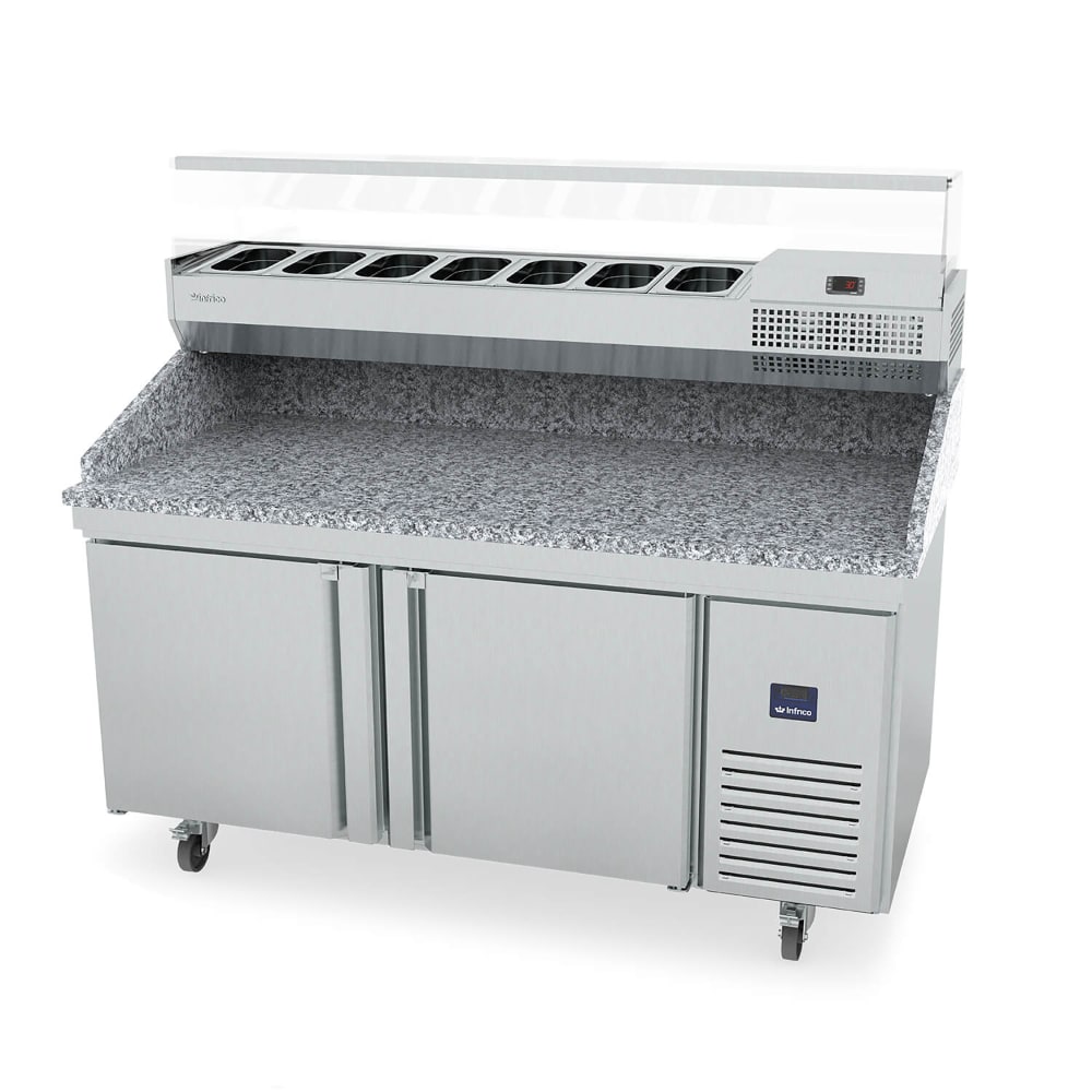 Infrico IRT-MR67-GT 68 7/8" Pizza Prep Table w/ Refrigerated Base, 115v