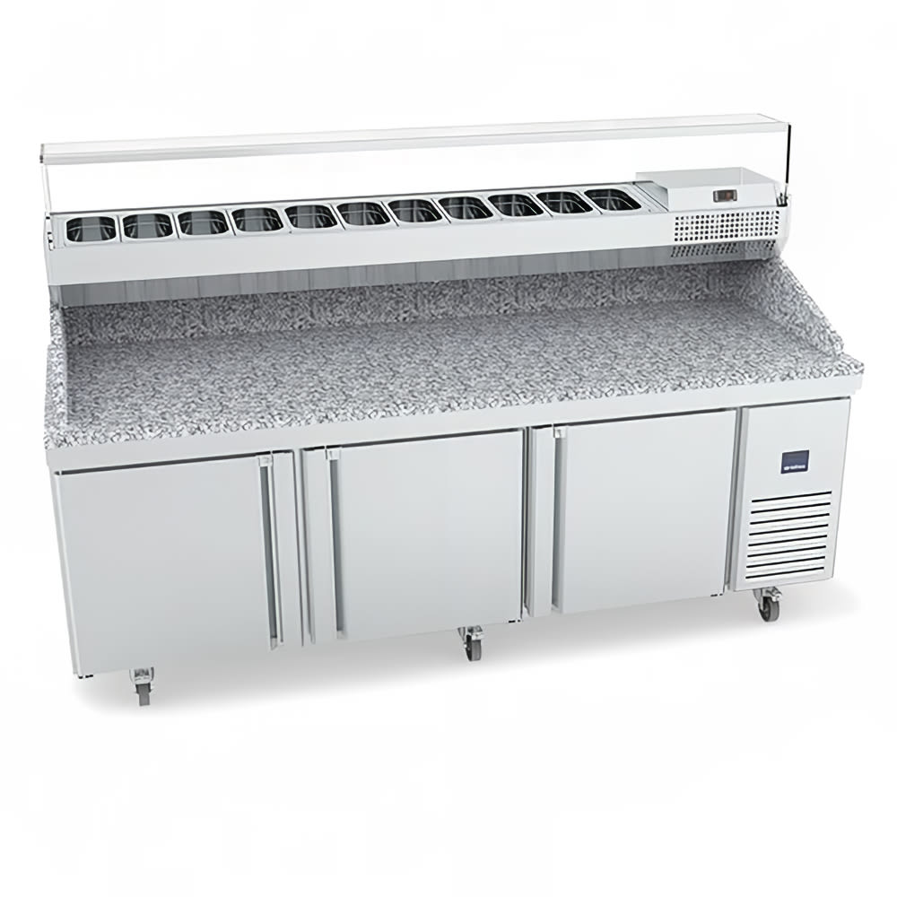 Infrico IRT-MR93-GT 93 1/4" Pizza Prep Table w/ Refrigerated Base, 115v