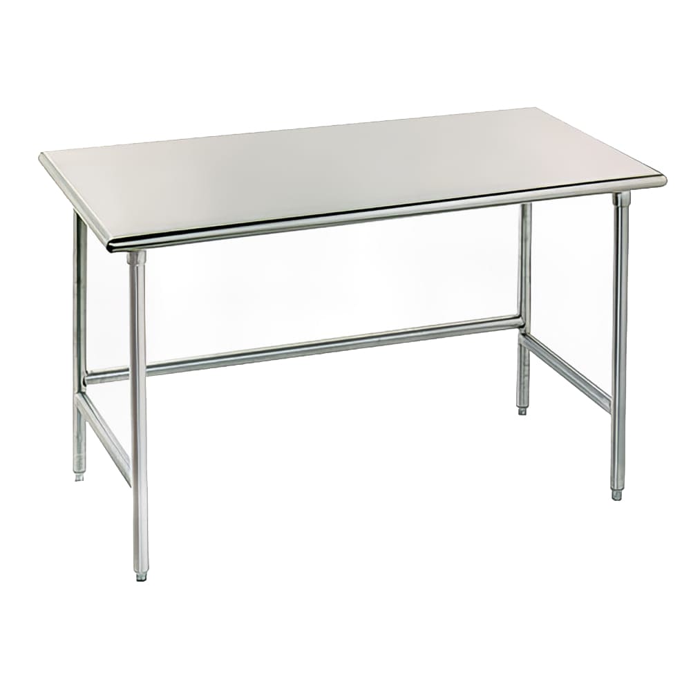 009-TAG240 30" 16 ga Work Table w/ 430 Series Stainless Flat Top