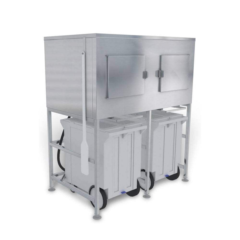 Kloppenberg SPS2 Center Mounted Ice Bagger w/ 1500 lb Bin