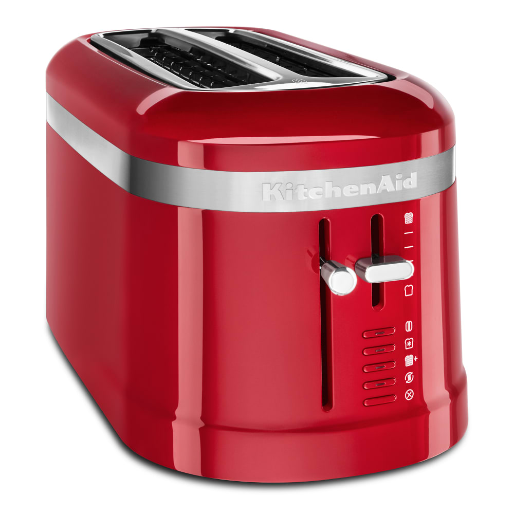KitchenAid KMT5115ER 4 Slice Long Slot Toaster w/ Manual High-Lift Lever,  Empire Red