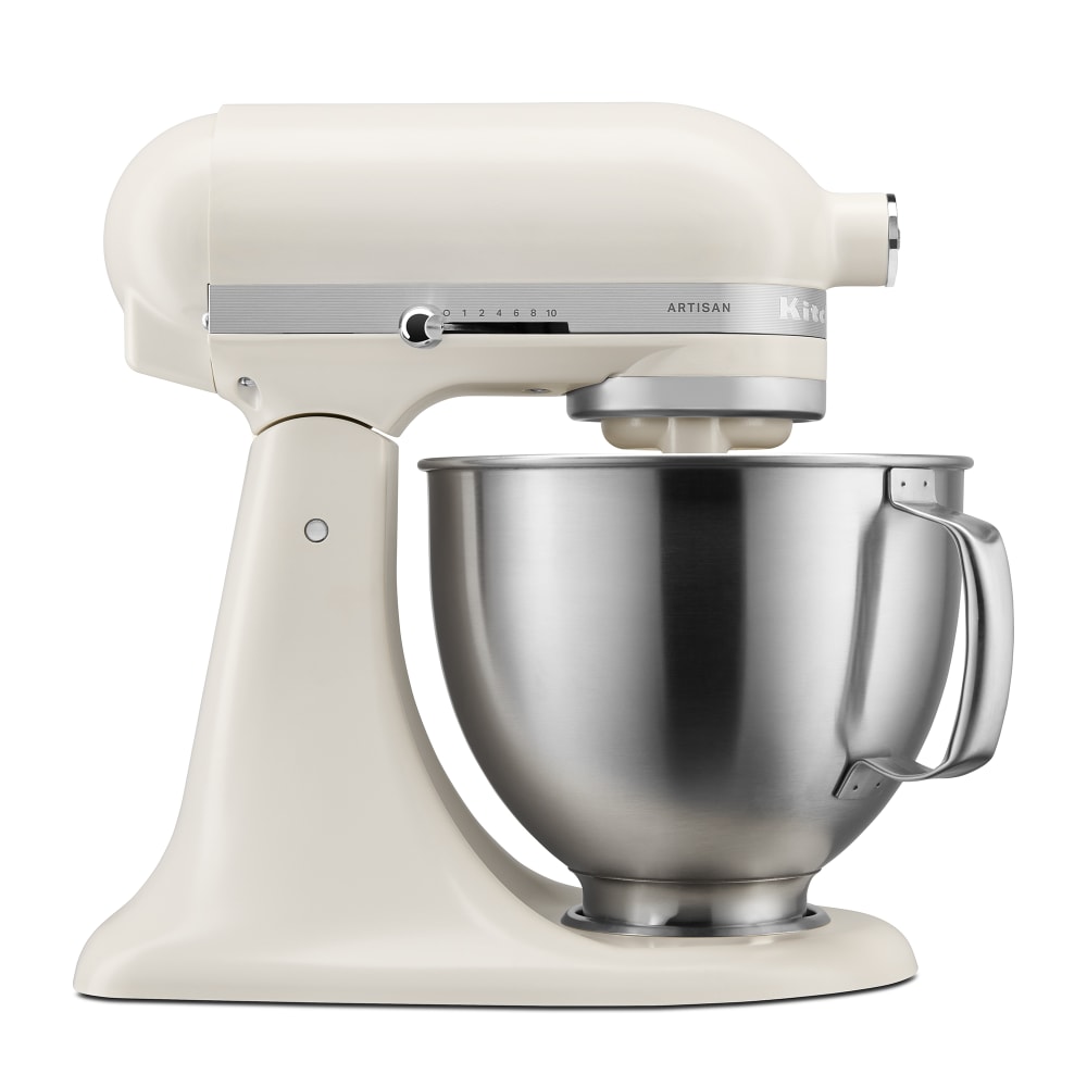 KitchenAid KSM150PSPL 10 Speed Artisan® 5 Quart Tilt-Head Stand Mixer, Porcelain White