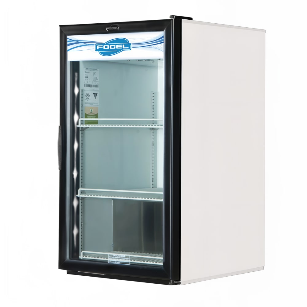 Fogel CC-7-US 21 1/4" Counter Top Refrigerator w/ Front Access - Swing Door, White, 115v