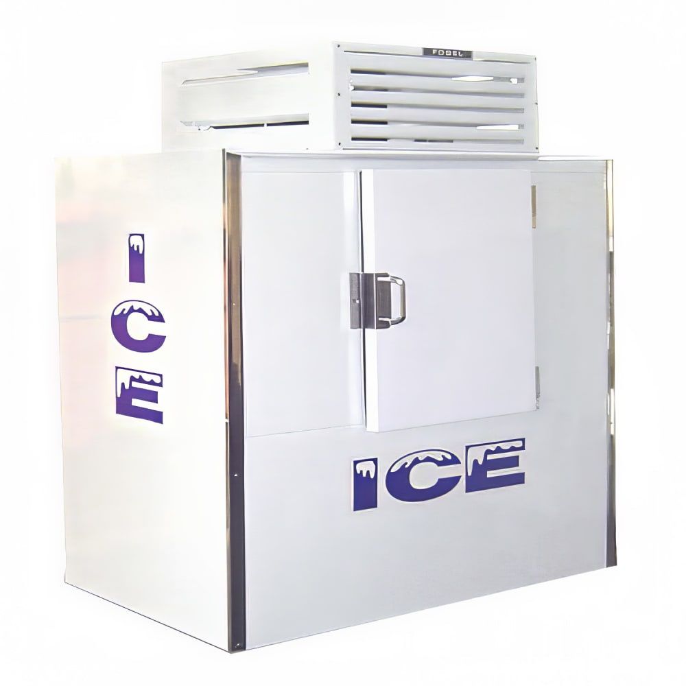 Fogel ICB-1 56"W Outdoor Ice Merchandiser w/ (150) 7 lb Bag Capacity - Solid Door, 115v