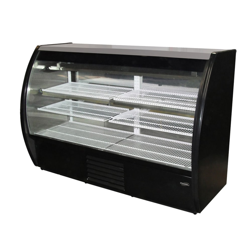 138-MIRAGE4DCHCB 48 1/2" Full Service Bakery Display Case w/ Curved Glass - (3) Levels, 115v