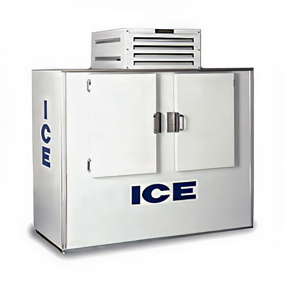 Fogel ICB-2 76"W Outdoor Ice Merchandiser w/ (225) 7 lb Bag Capacity - Solid Doors, 115v