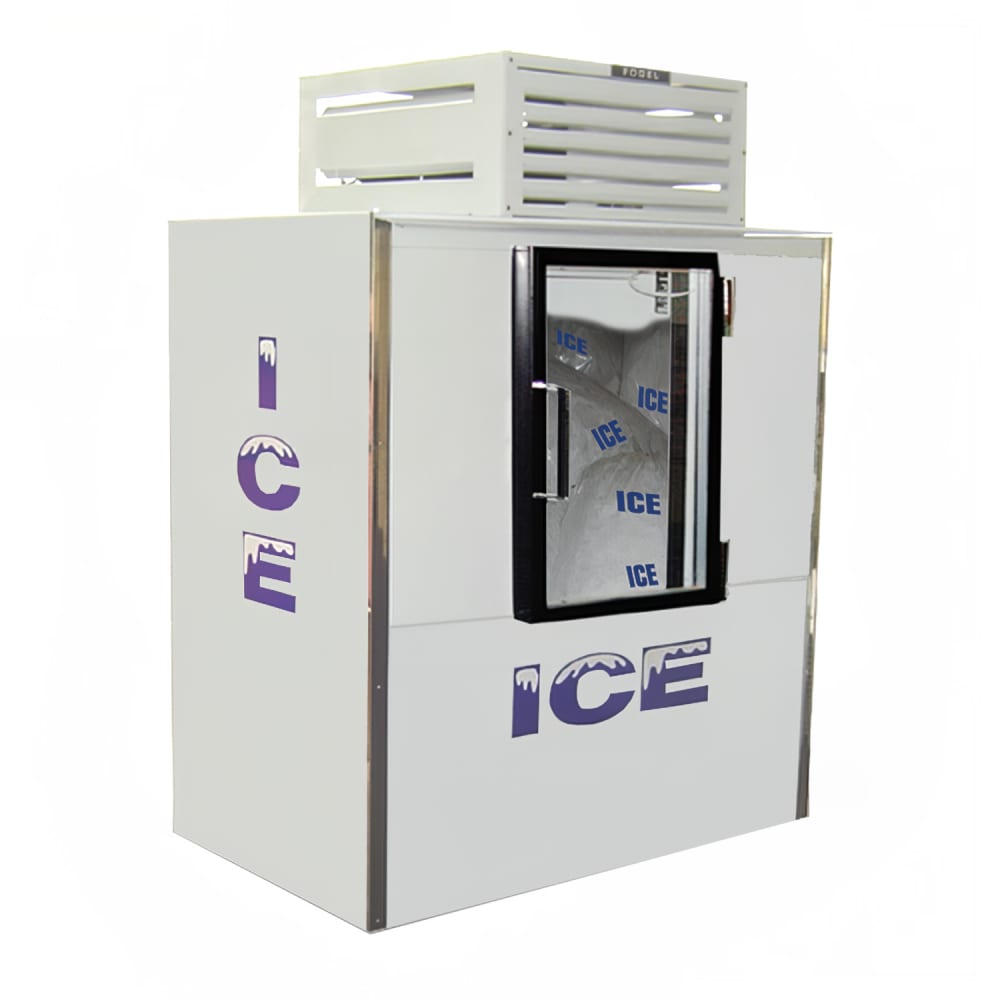 Fogel ICB-1-GL 56"W Indoor Ice Merchandiser w/ (150) 7 lb Bag Capacity - Glass Door, 115v