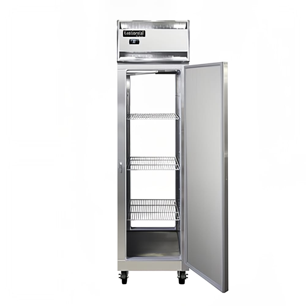 160-1FNSAPT 26" One Section Pass Thru Freezer, (2) Right Hinge Solid Doors, 115v