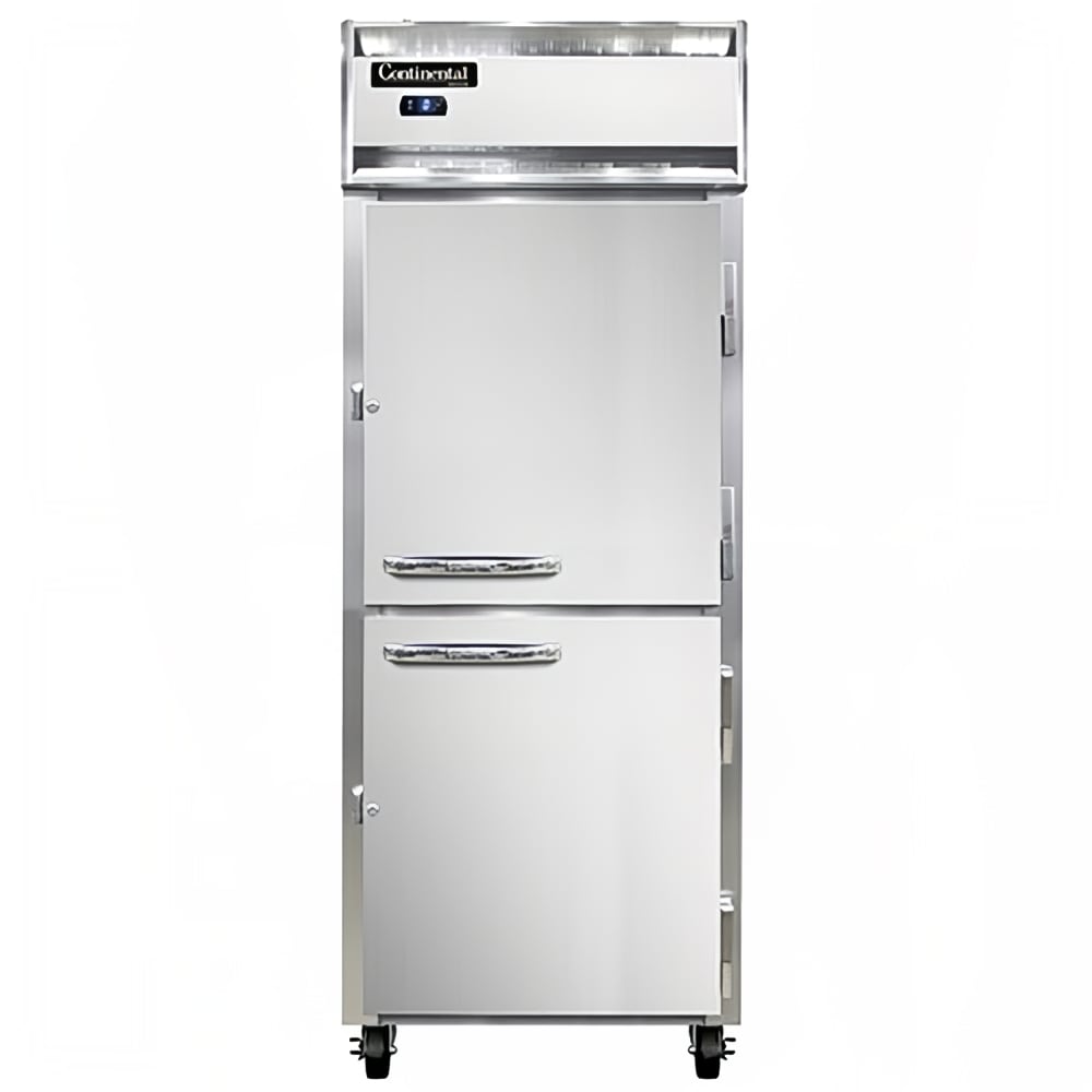 160-1FESNHD 28 1/2" One Section Reach In Freezer, (2) Right Hinge Solid Doors, 115v