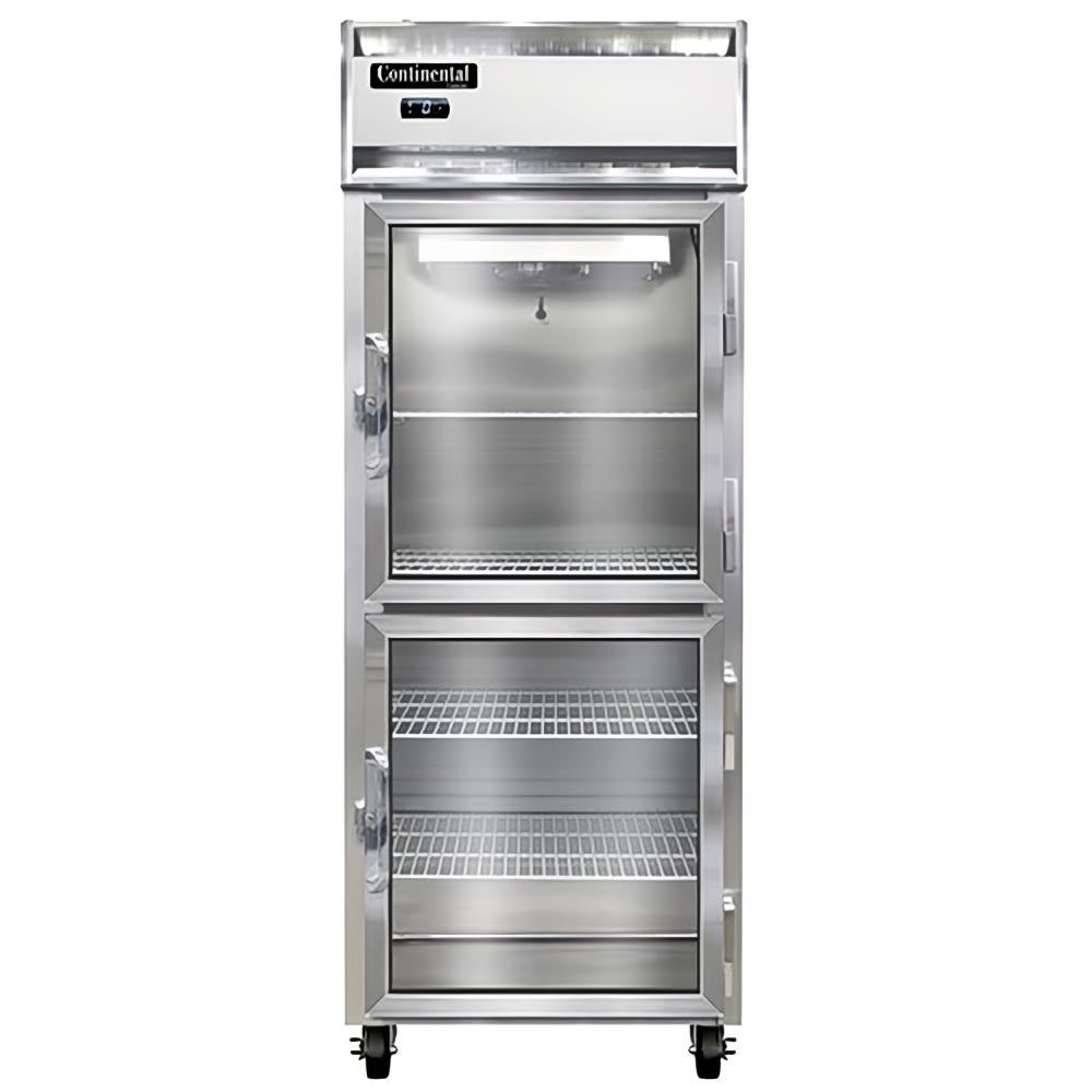 160-1FENSAGDHD 28 1/2" One Section Reach In Freezer, (2) Right Hinge Glass Doors, 115v