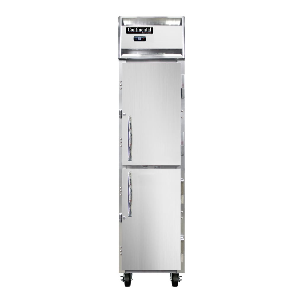 160-1RSENHD 17 3/4" One Section Reach In Refrigerator, (2) Right Hinge Solid Doors, Top Comp...