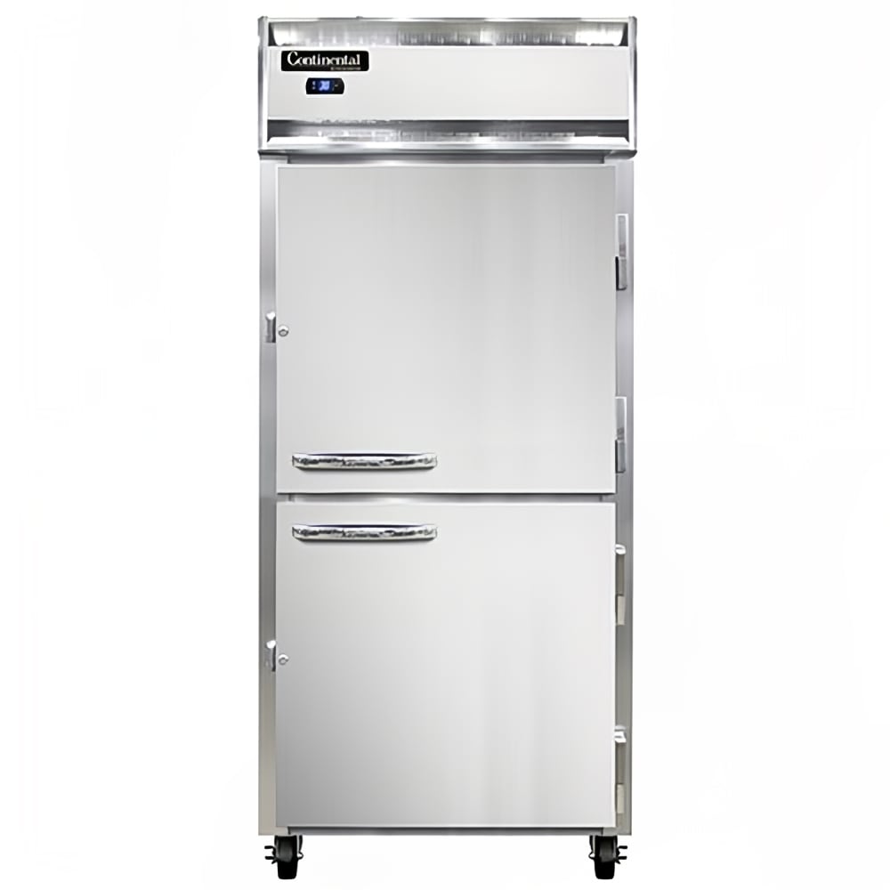160-1RXSNSAHD 36 1/4" One Section Reach In Refrigerator, (2) Right Hinge Solid Doors, Top Co...