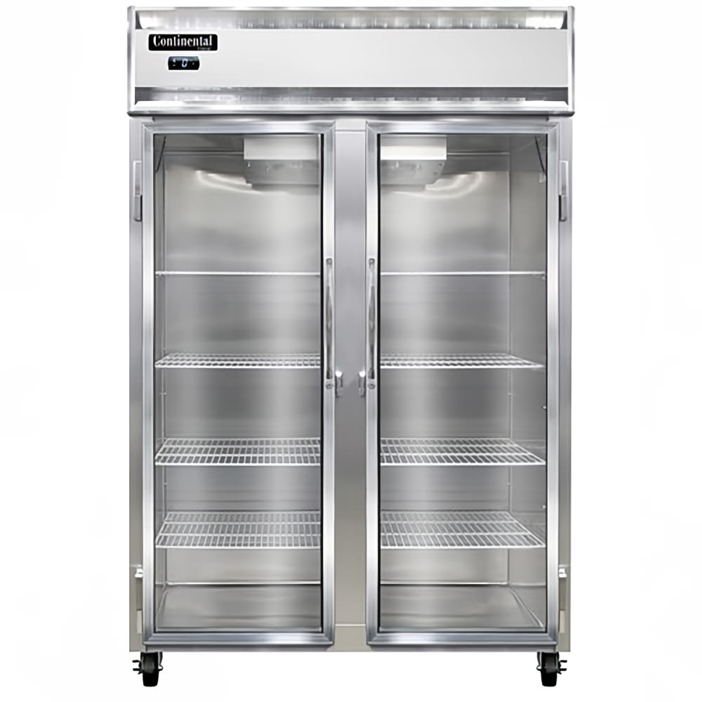 160-2FNSAGD 52" Two Section Reach In Freezer, (2) Left/Right Hinge Glass Doors, 115/208-230v