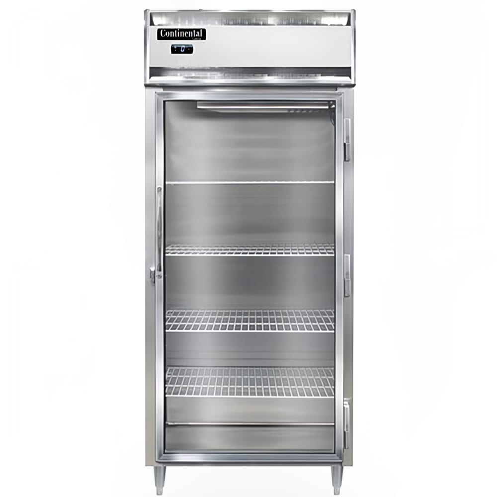 160-D1FXNGD 36 1/4" Designer Line One Section Reach In Freezer, (1) Right Hinge Glass Door,...