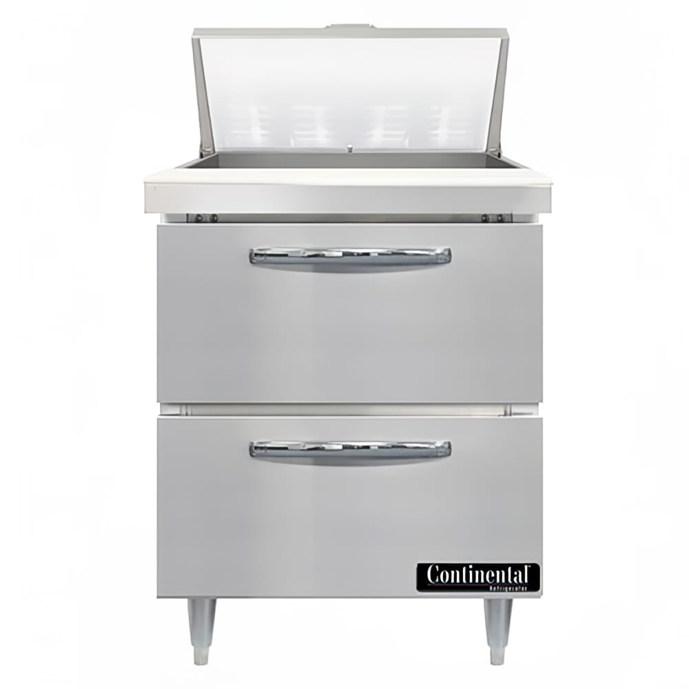 160-D27N8D 27" Designer Line Sandwich/Salad Prep Table w/ Refrigerated Base, 115v