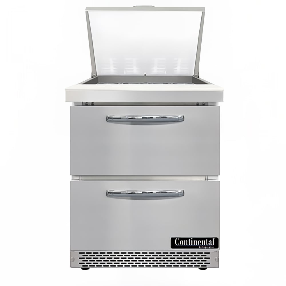 160-D27N12MFBD 27" Designer Line Sandwich/Salad Prep Table w/ Refrigerated Base, 115v