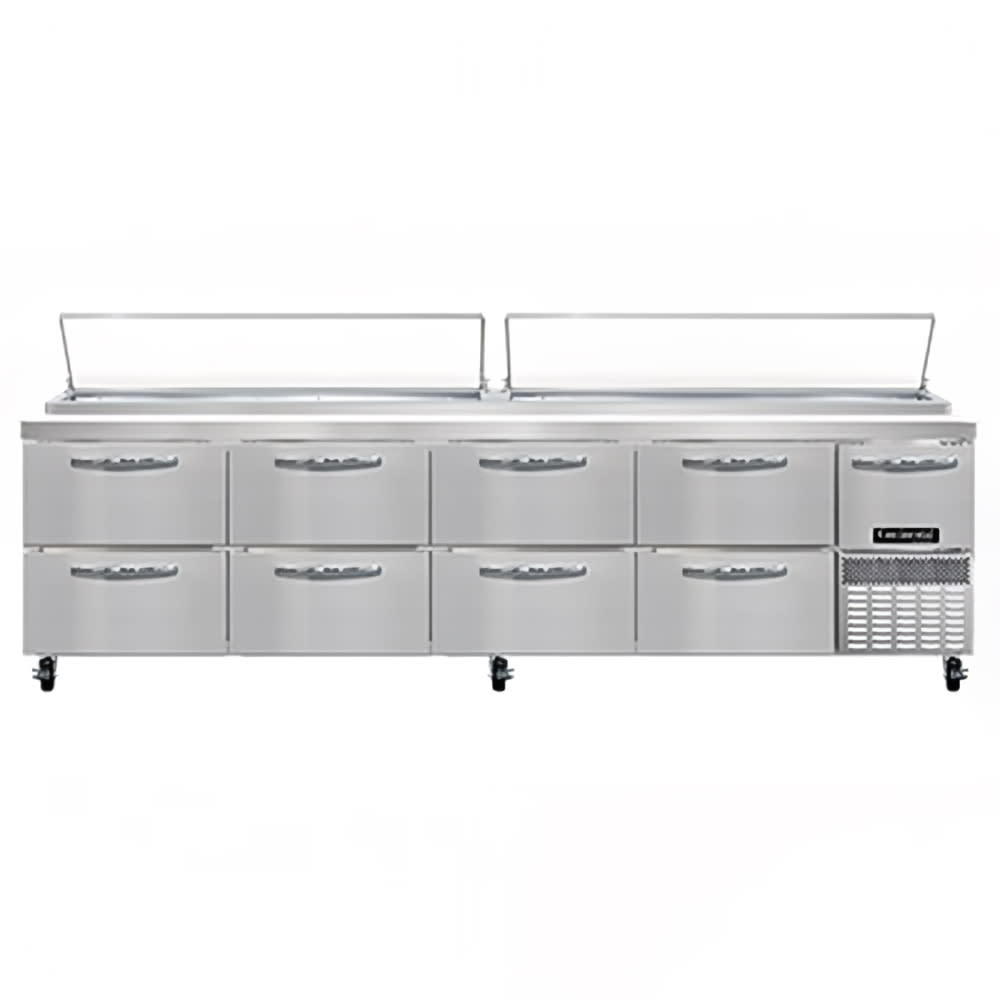 160-CPA118DPLUS 118" Pizza Prep Table w/ Refrigerated Base, 115v