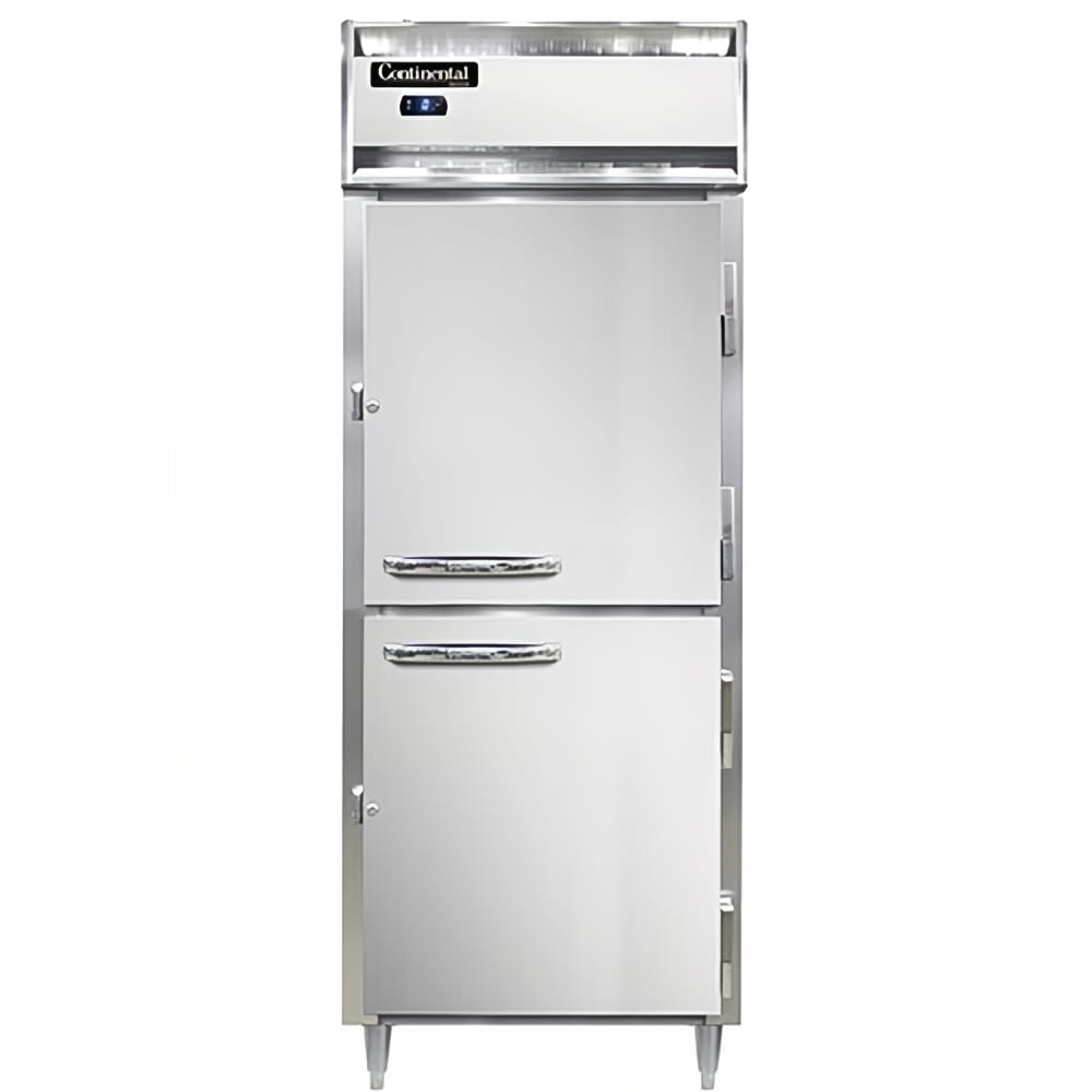 160-D1FESNHD 28 1/2" Designer Line One Section Reach In Freezer, (2) Right Hinge Solid Doors...