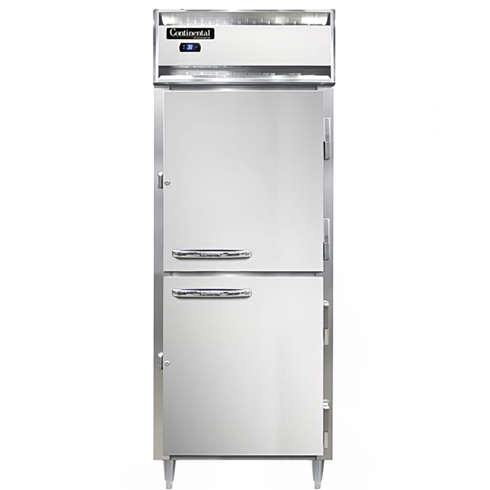 160-D1RESNSAHD 28 1/2" One Section Reach In Refrigerator, (2) Right Hinge Solid Doors, Top C...