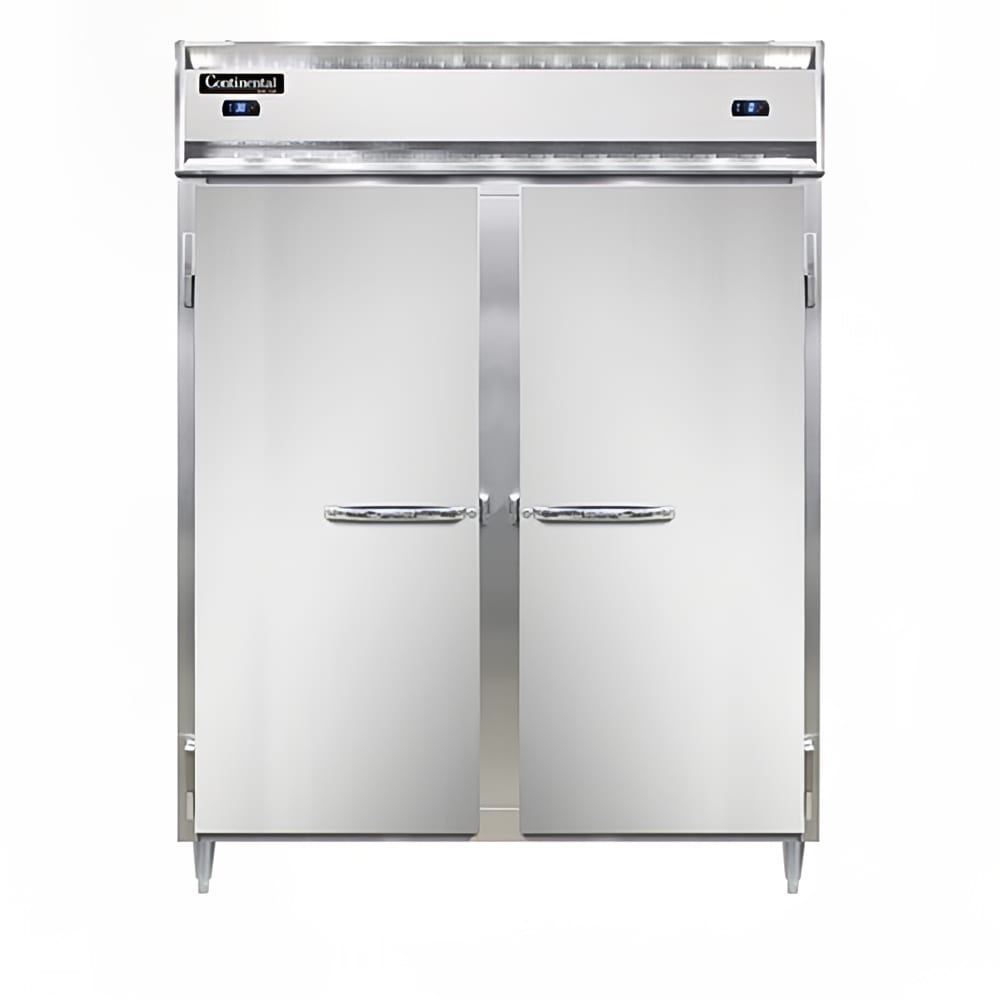 160-D2RFESNSA 57" Designer Line Two Section Commercial Combo Refrigerator Freezer - Solid Do...