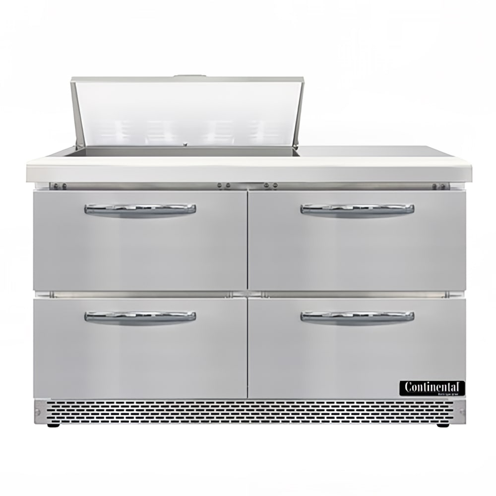 160-D48N8FBD 48" Designer Line Sandwich/Salad Prep Table w/ Refrigerated Base, 115v