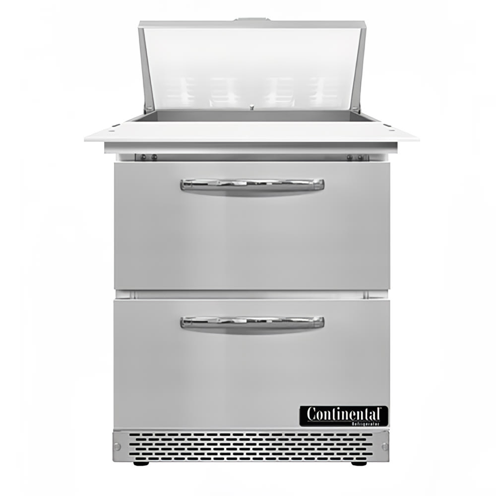 160-D27N8CFBD 27" Designer Line Sandwich/Salad Prep Table w/ Refrigerated Base, 115v