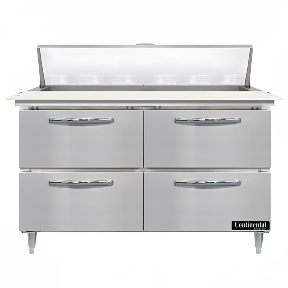 160-D48N12CD 48" Designer Line Sandwich/Salad Prep Table w/ Refrigerated Base, 115v