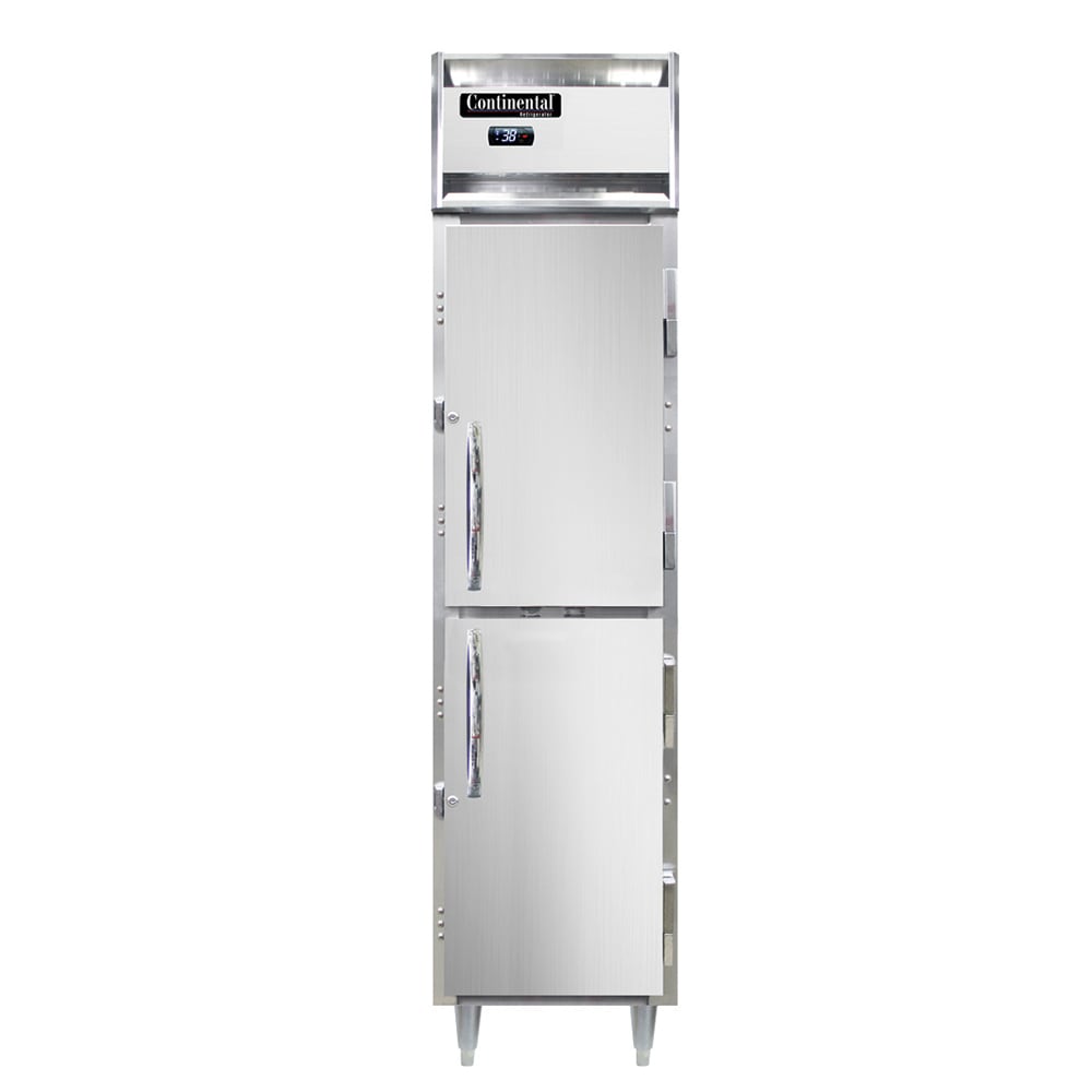 160-D1RSENHD 17 3/4" One Section Reach In Refrigerator, (2) Right Hinge Solid Doors, Top Com...
