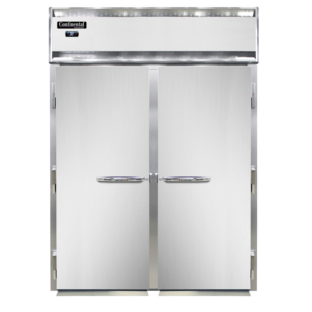 160-D2RIN 68 1/2" Two Section Roll In Refrigerator, (2) Left/Right Hinge Solid Doors, Top Co...