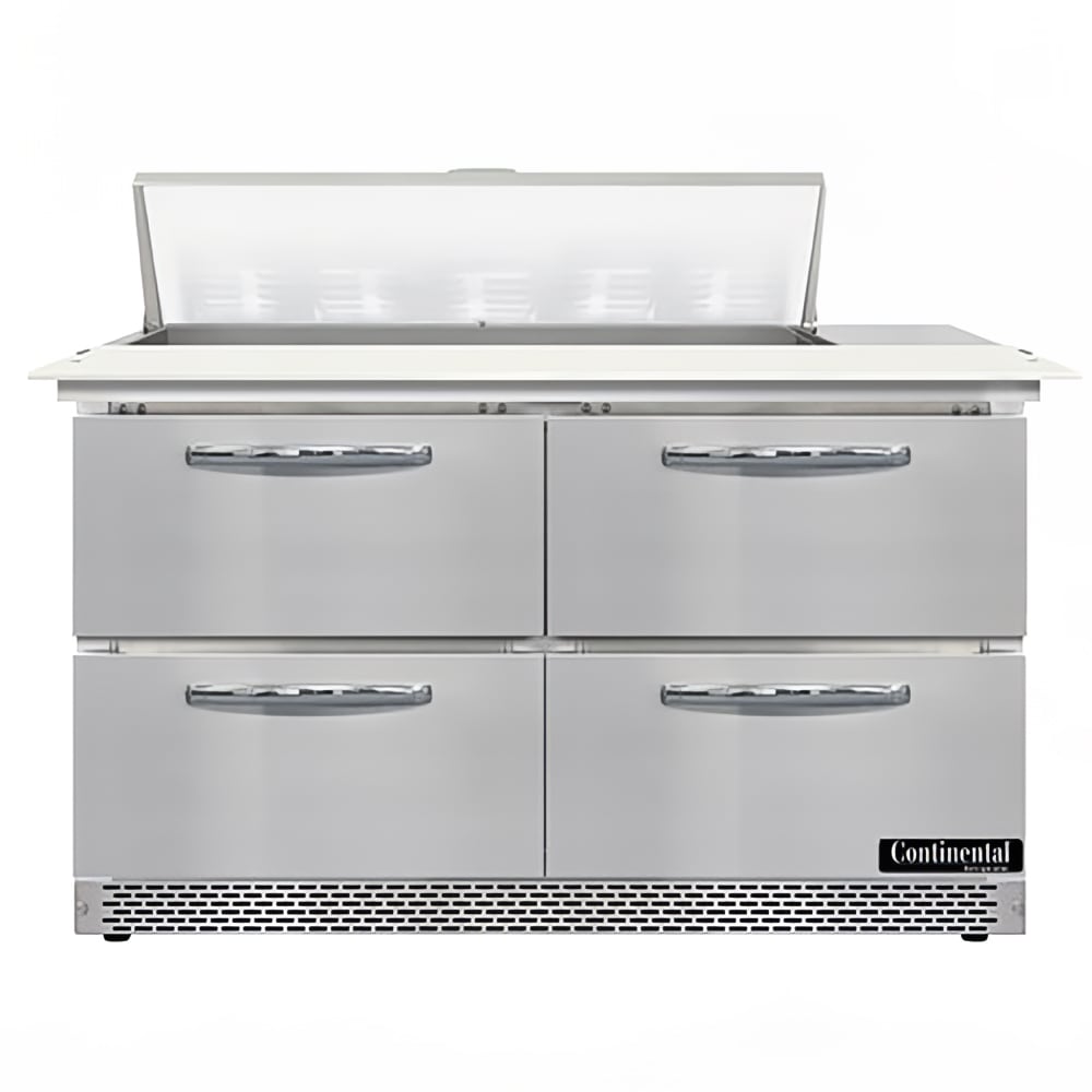 160-D48N10CFBD 48" Designer Line Sandwich/Salad Prep Table w/ Refrigerated Base, 115v