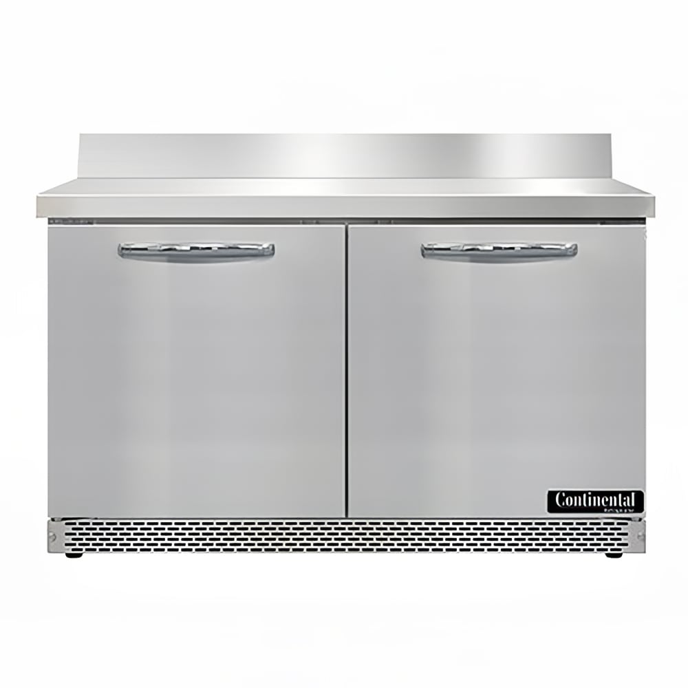 Continental SWF48NBSFB 48" W Worktop Freezer w/ (2) Sections & (2