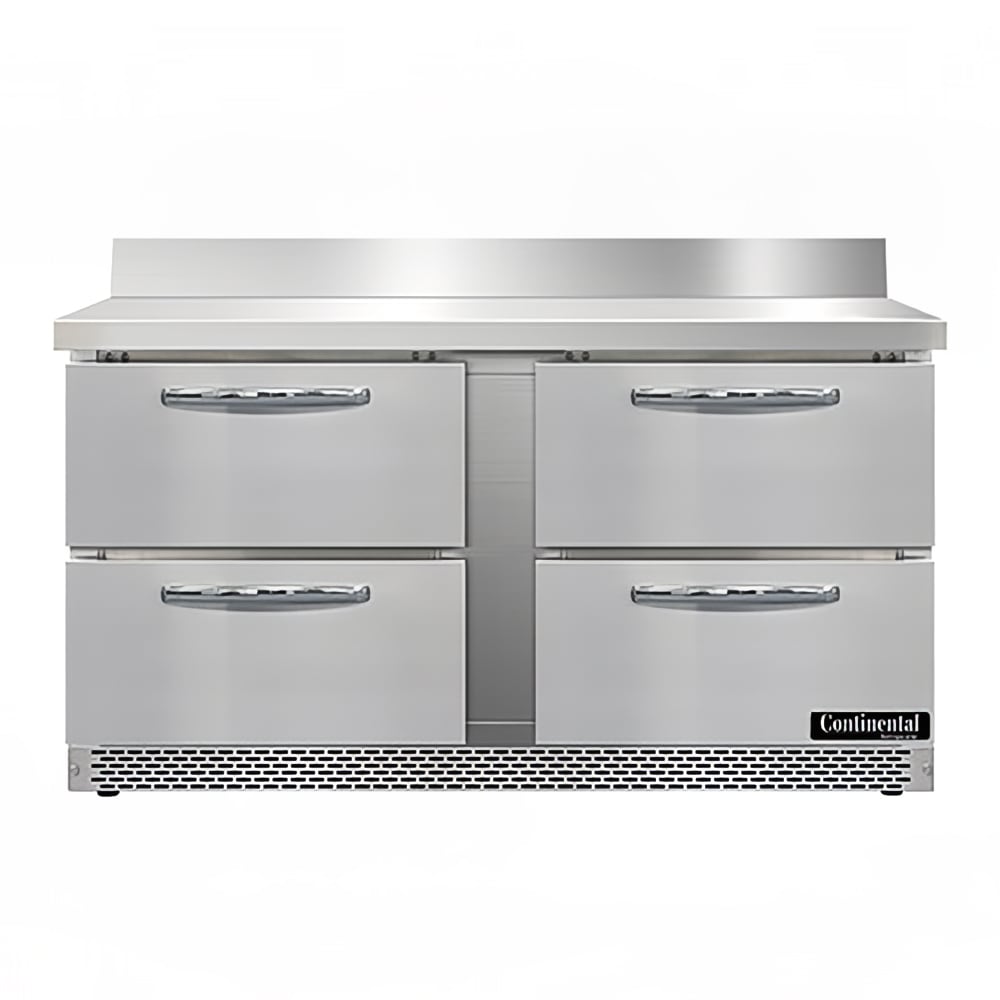160-SWF60NBSFBD 60" W Worktop Freezer w/ (2) Sections & (4) Drawers, 115v