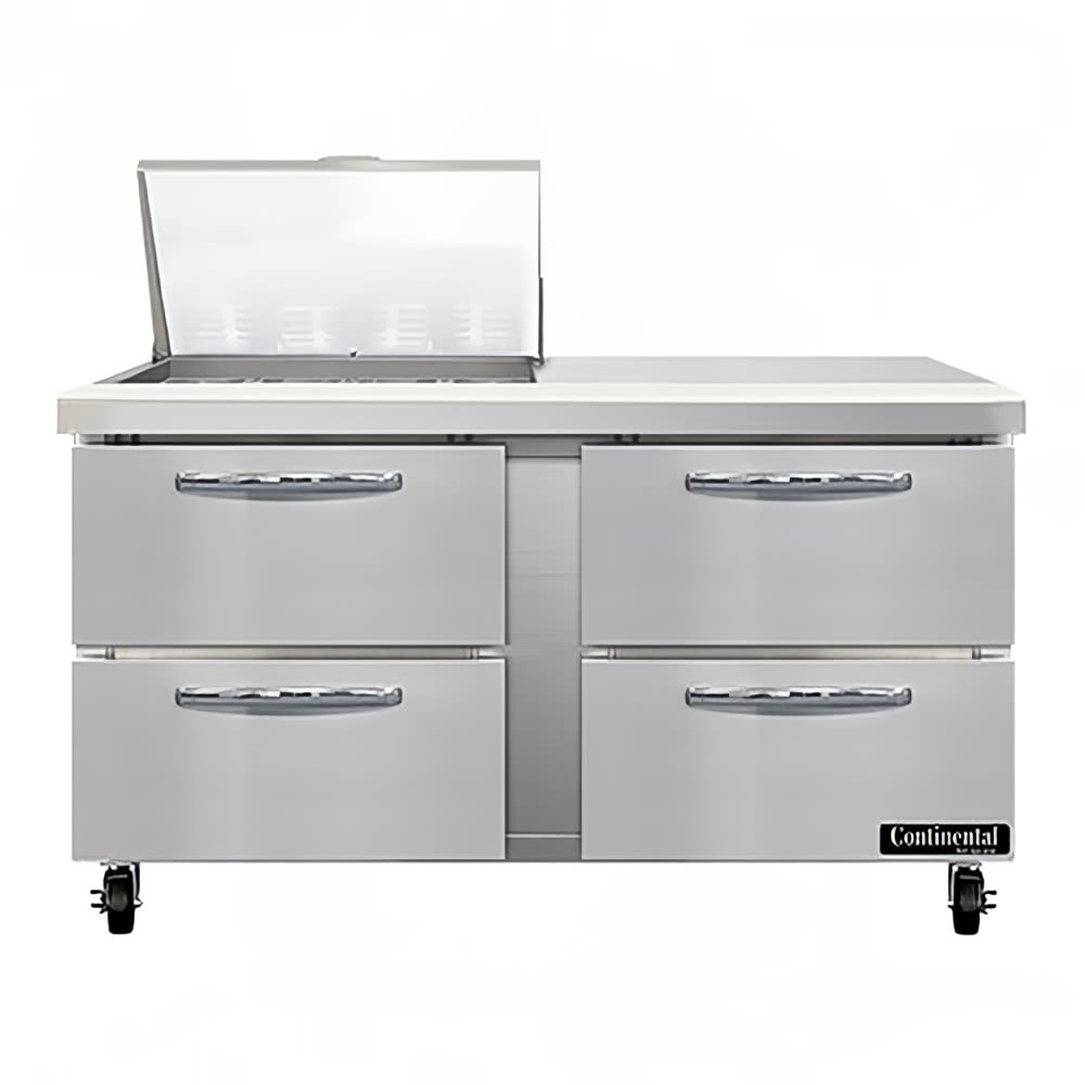 160-SW60N12MD 60" Sandwich/Salad Prep Table w/ Refrigerated Base, 115v