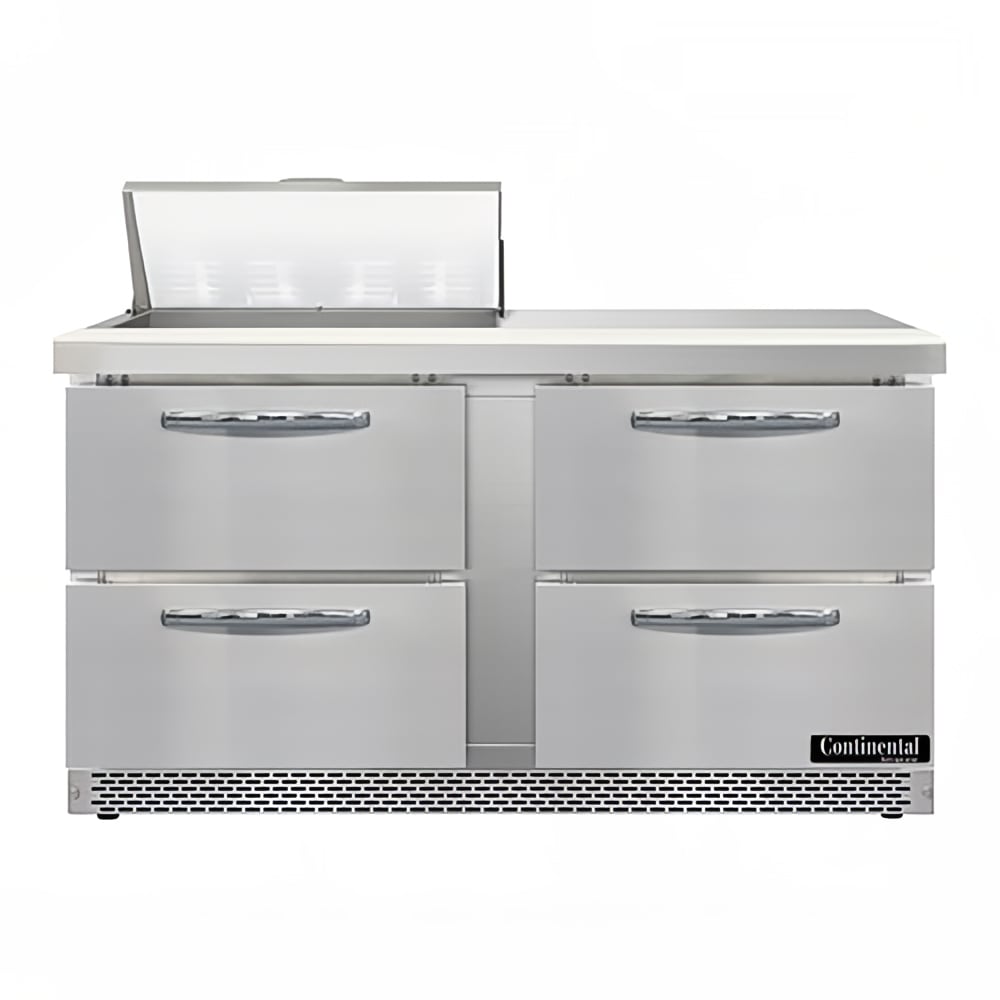 160-D60N8FBD 60" Designer Line Sandwich/Salad Prep Table w/ Refrigerated Base, 115v