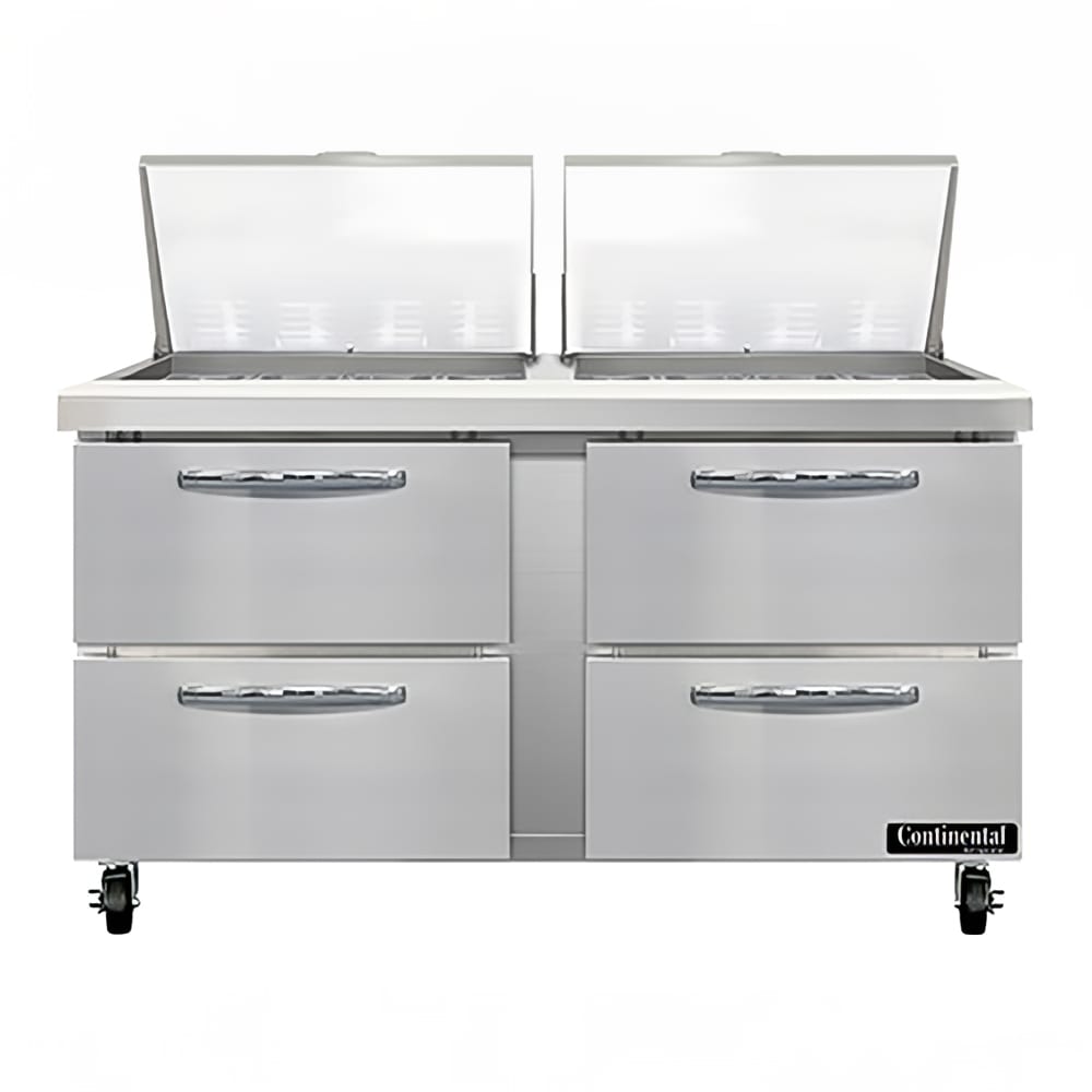160-SW60N24MD 60" Sandwich/Salad Prep Table w/ Refrigerated Base, 115v