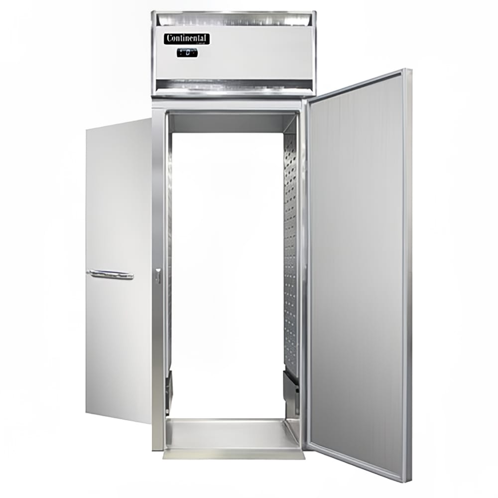 160-D1FINSART 35 1/4" Designer Line One Section Roll Thru Freezer, (2) Right Hinge Solid Doo...