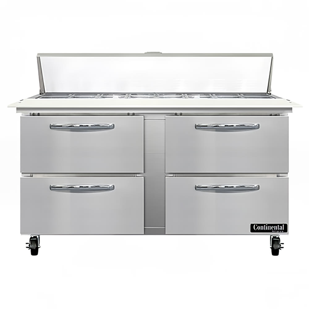 160-SW60N16CD 60" Sandwich/Salad Prep Table w/ Refrigerated Base, 115v