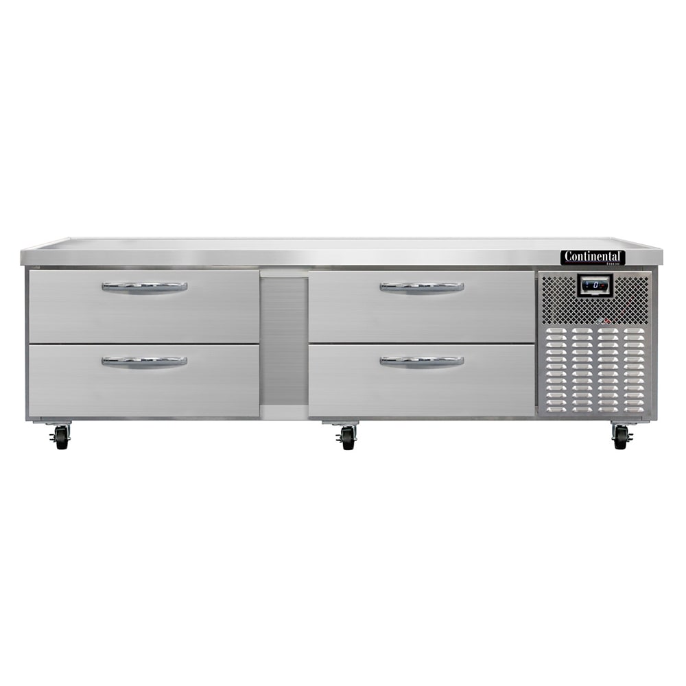 160-D84GFN 84" Chef Base Freezer w/ (4) Drawers - 115v