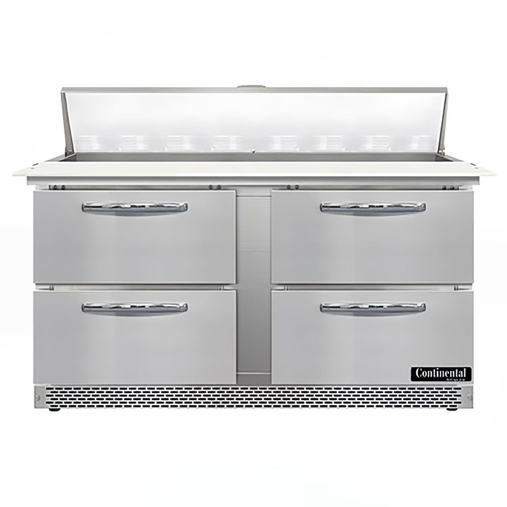 160-SW60N16CFBD 60" Sandwich/Salad Prep Table w/ Refrigerated Base, 115v