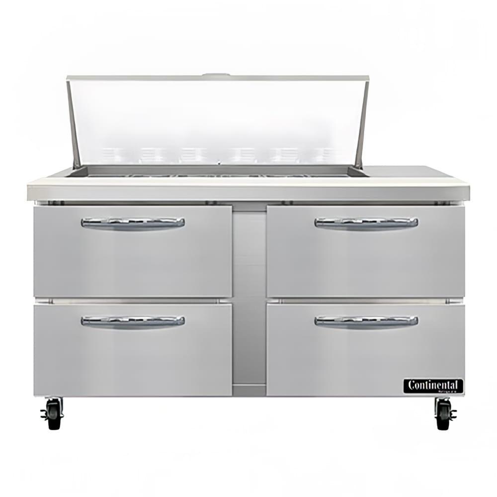 160-SW60N18MD 60" Sandwich/Salad Prep Table w/ Refrigerated Base, 115v