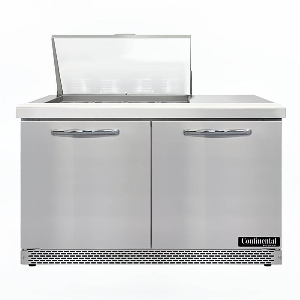 160-D48N12MFB 48" Designer Line Sandwich/Salad Prep Table w/ Refrigerated Base, 115v