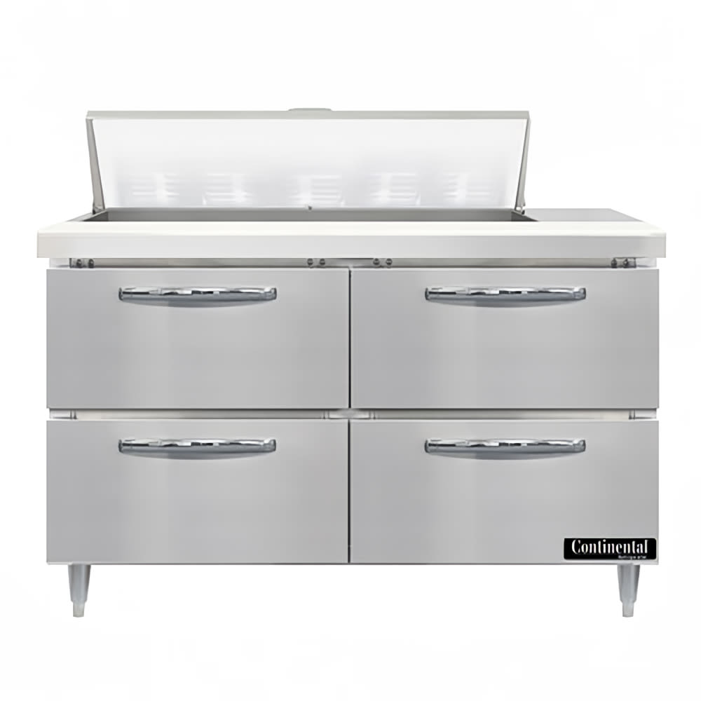 160-D48N10D 48" Designer Line Sandwich/Salad Prep Table w/ Refrigerated Base, 115v