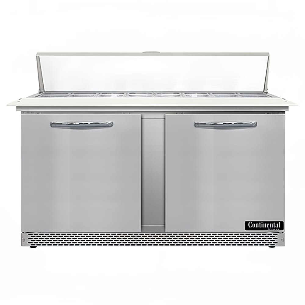 160-SW60N16CFB 60" Sandwich/Salad Prep Table w/ Refrigerated Base, 115v
