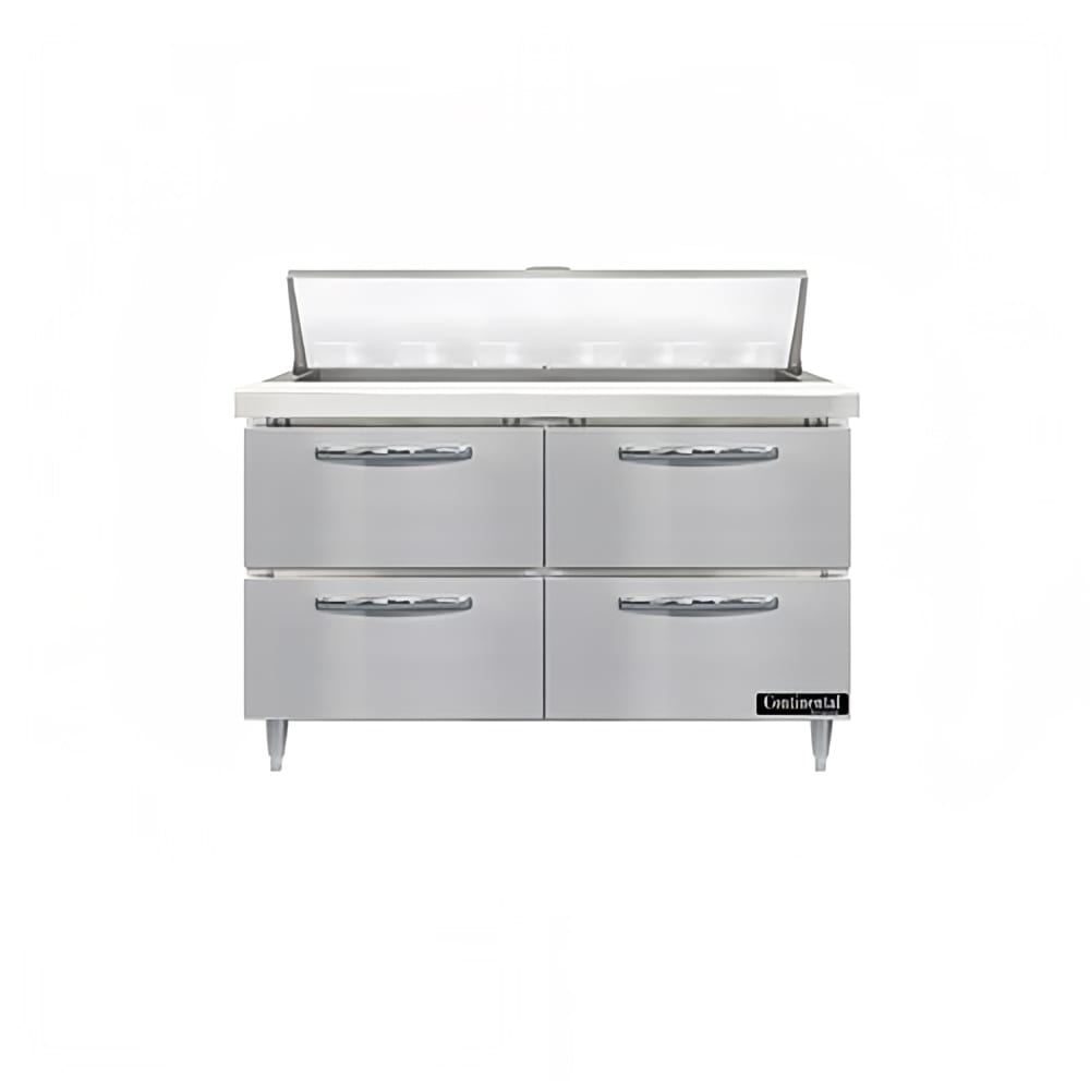 160-D48N18MD 48" Designer Line Sandwich/Salad Prep Table w/ Refrigerated Base, 115v