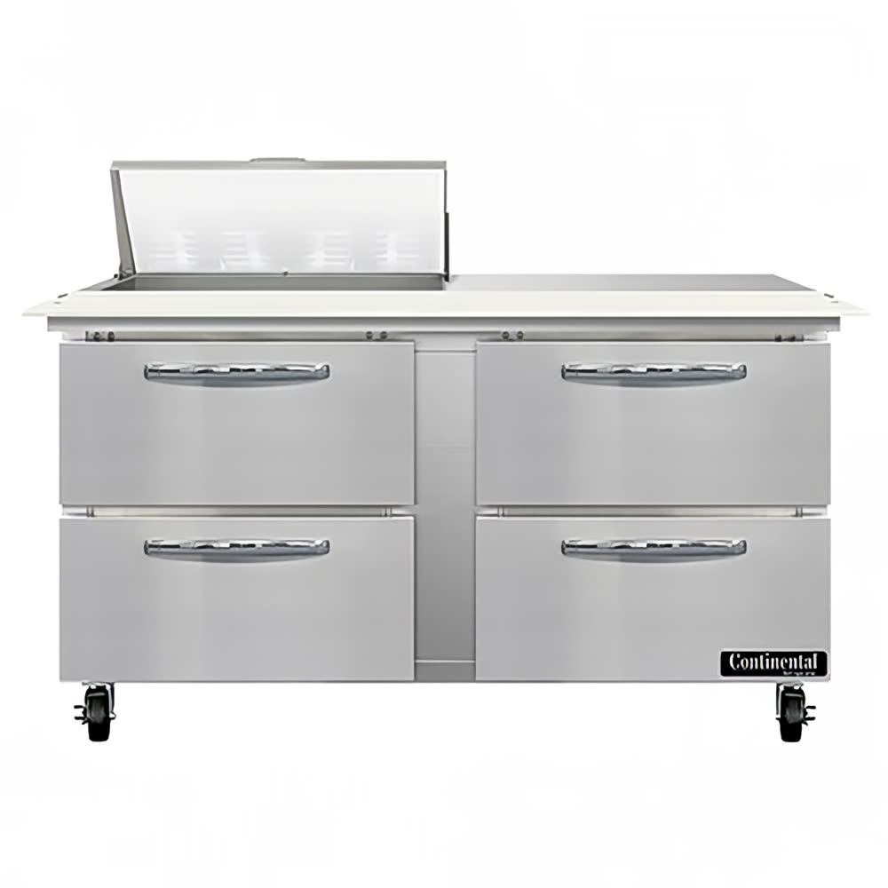 160-SW60N8CD 60" Sandwich/Salad Prep Table w/ Refrigerated Base, 115v